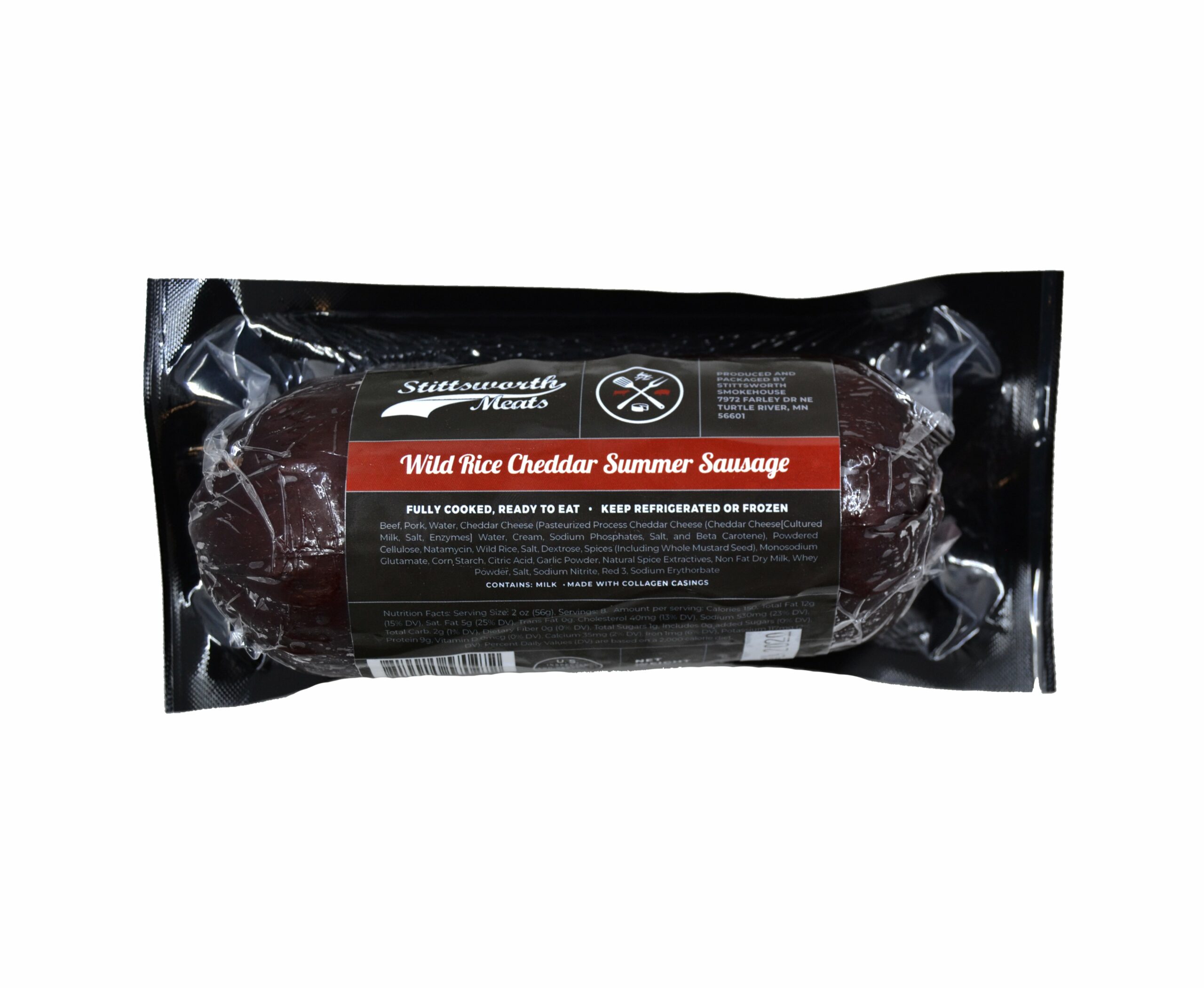 Wild Rice & Cheddar Summer Sausage